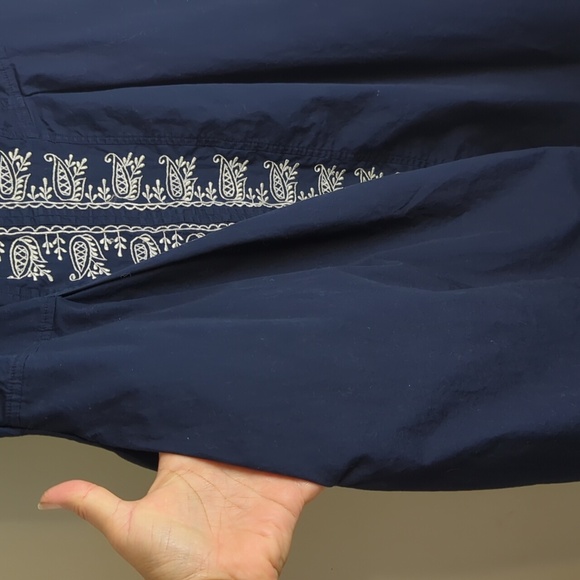 eShakti Midi Embroidered A-line Dress Women's Size 18w - Picture 5 of 11